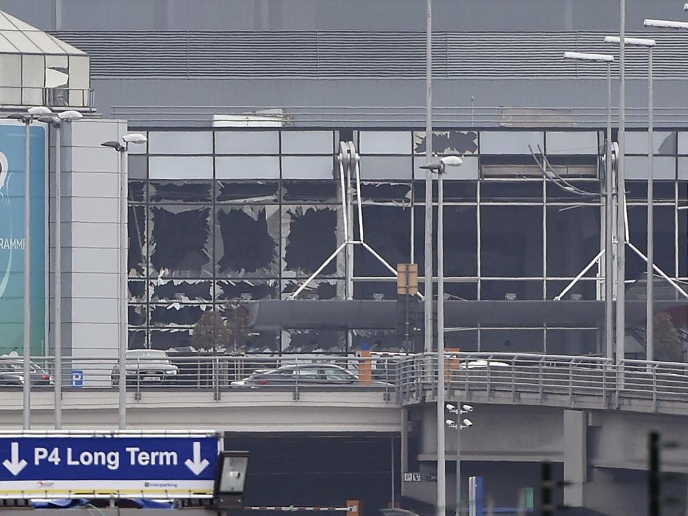 Daños en el aeropuerto de Bruselas