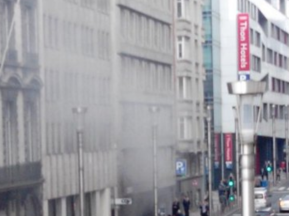 Explosión en la estación de metro de Maelbeek