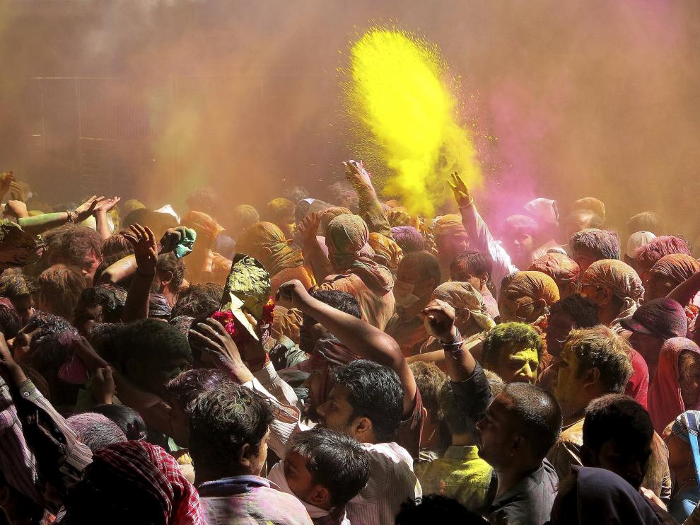 Festival Holi en la India