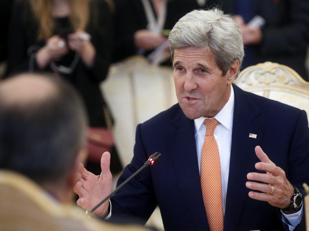 John Kerry, este jueves en Moscú
