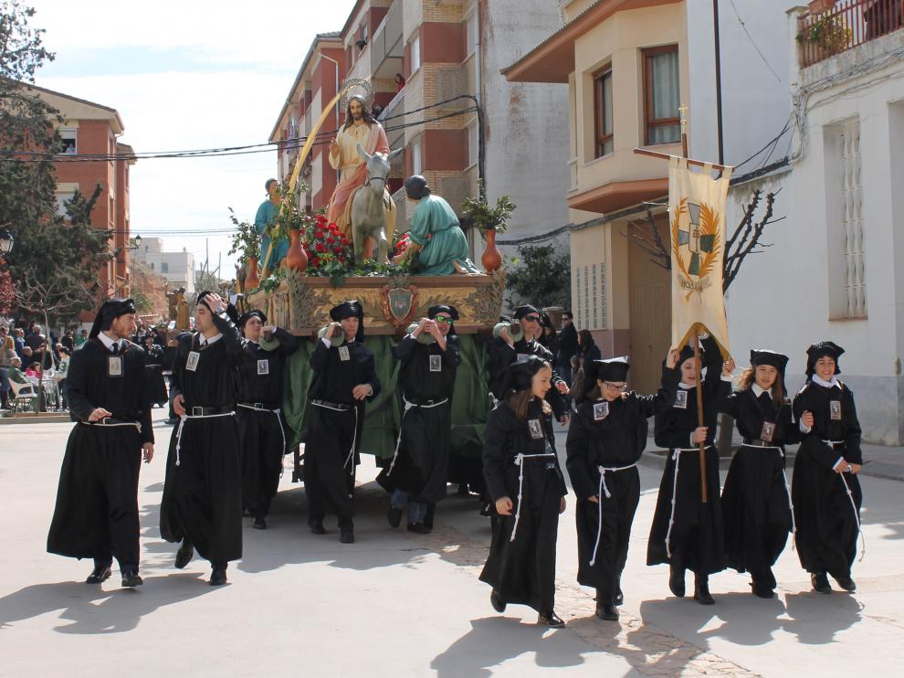 Una imagen de la Semana Santa en el Bajo Aragón