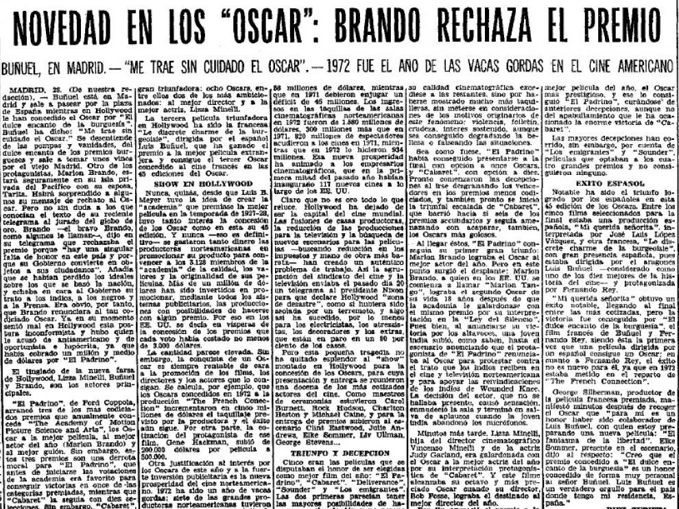 A Buñuel "le trae sin cuidado" el Óscar