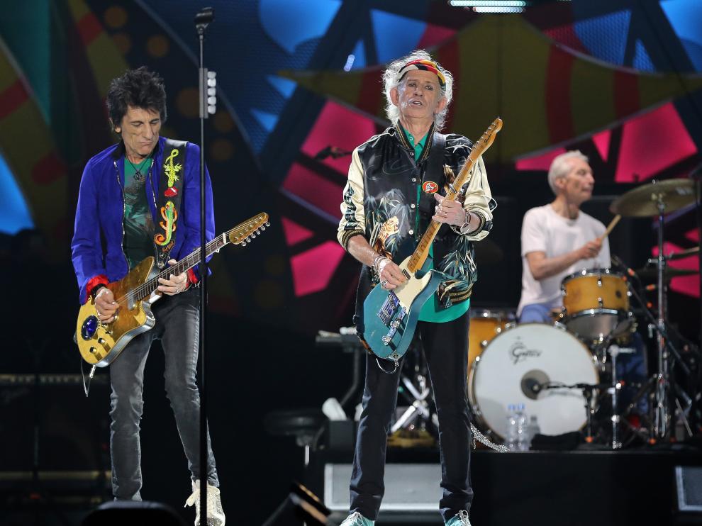 The Rolling Stones en concierto en La Habana.