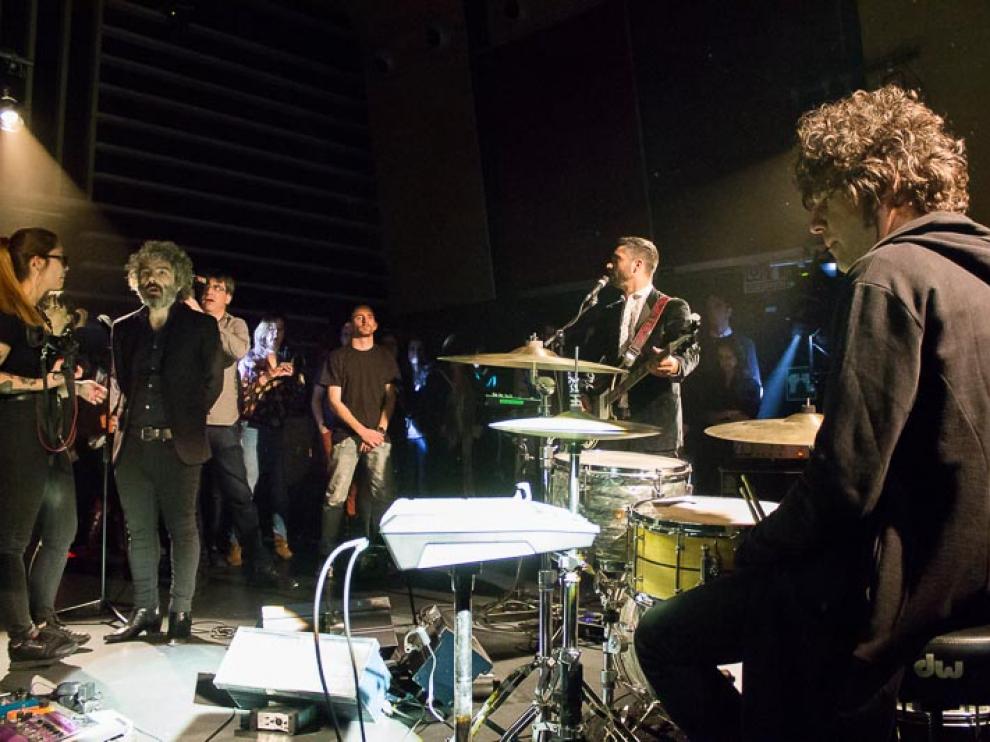Grabación del videoclip de León Benavente