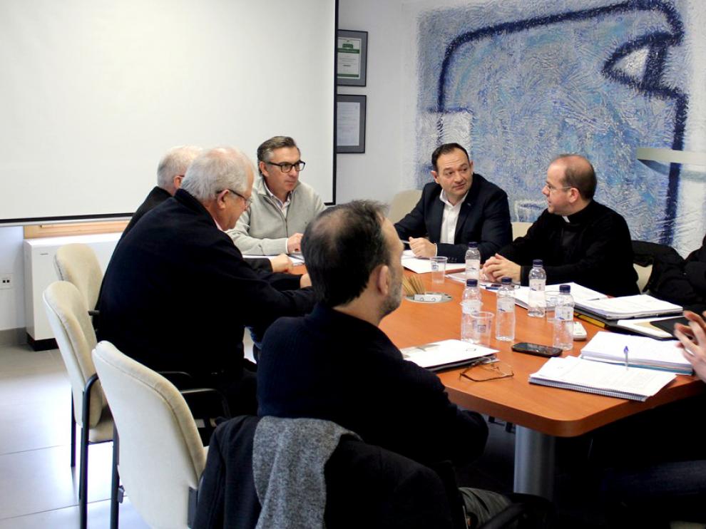 Imágenes de la reunión mantenida por el patronato de la Fundación Tarazona Monumental.