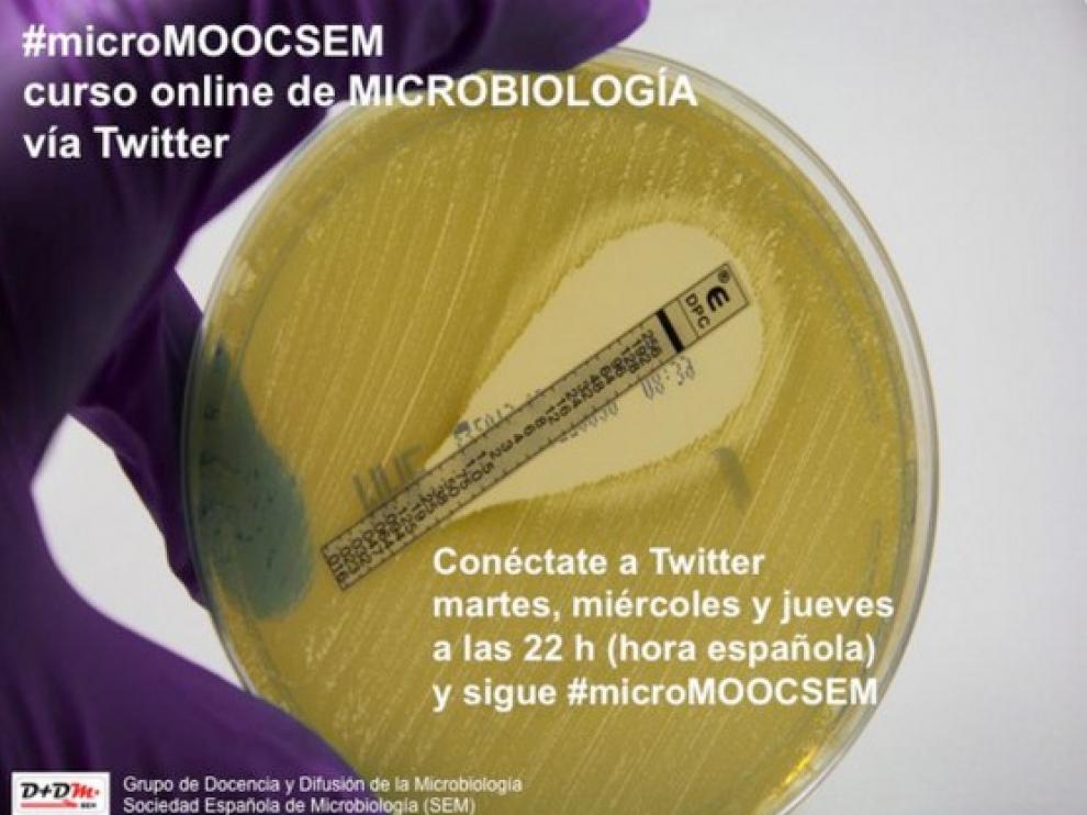El día 5 de abril comienza el primer curso 'online' de Microbiología vía Twitter.