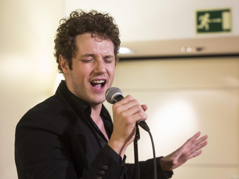 Aunque solo interpretó cuatro temas, Daniel Diges se tomó su tiempo para preparar bien la voz.
