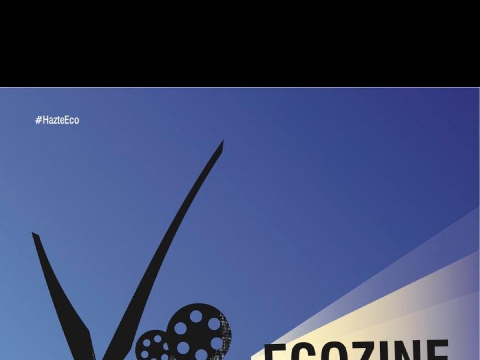 Cartel de la IX edición del Festival EcoZine de Zaragoza.