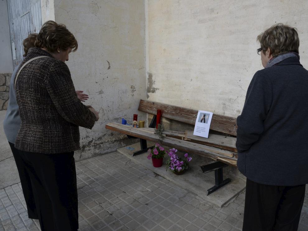 Lugar del atropello mortal en Peñalba.