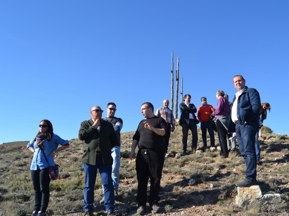 Visita del alcalde de Santa Elena (Jaén) a Cutanda este sábado.
