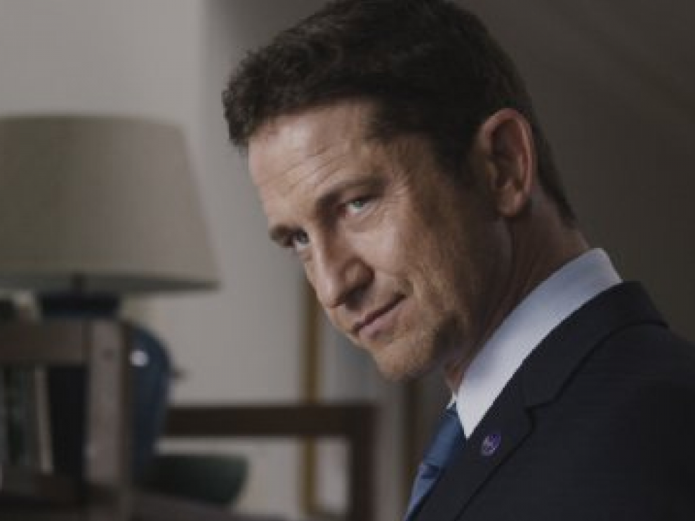 Gerard Butler en la película 'Objetivo: Londres'.