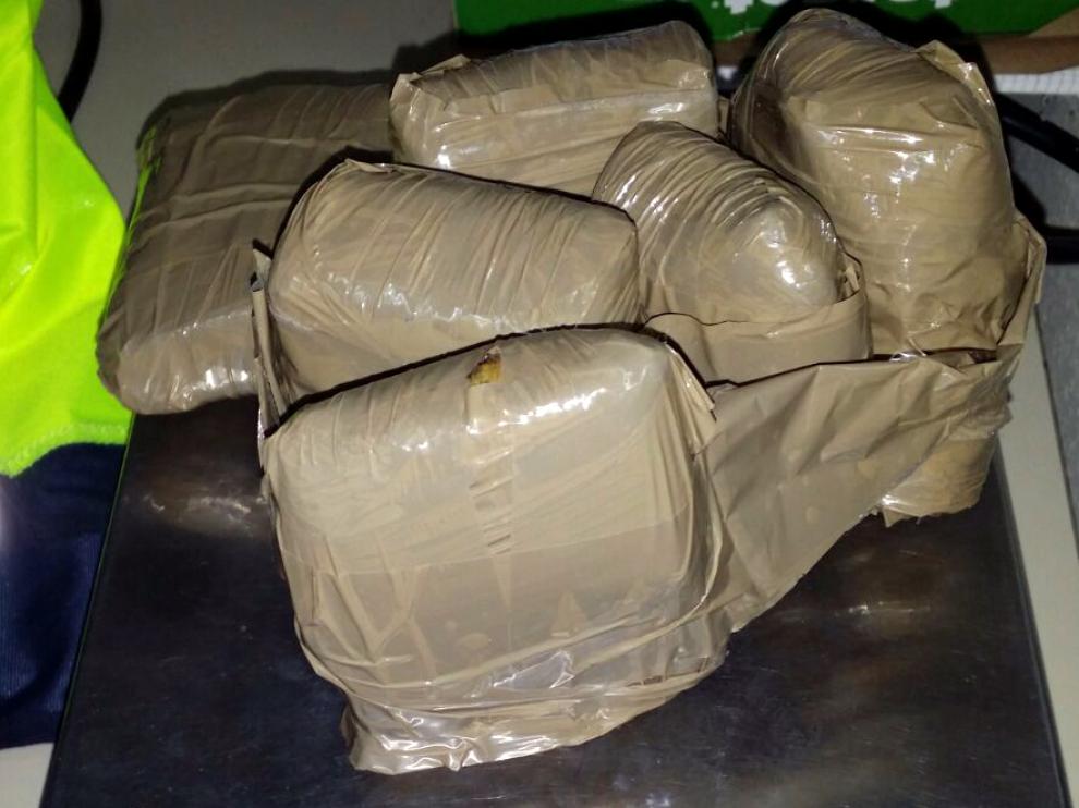 Se han incautado cinco kilogramos de cocaína