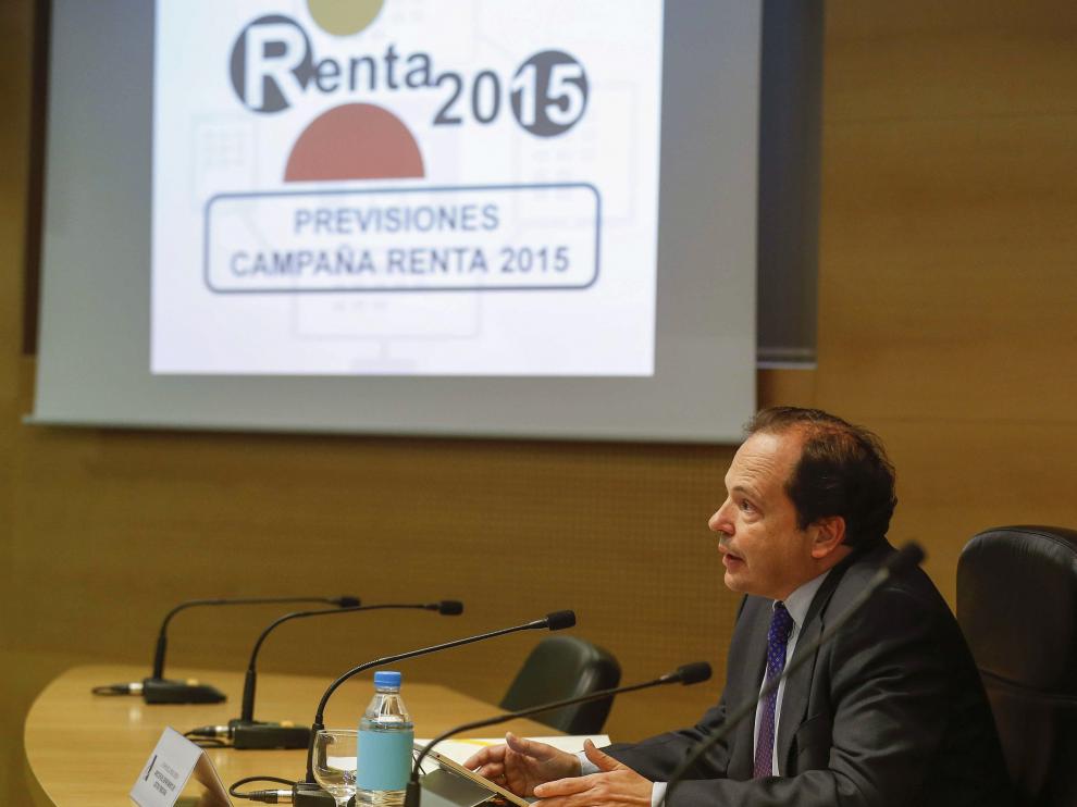 El director del departamento de Gestión de la Agencia Tributaria, Rufino de la Rosa.