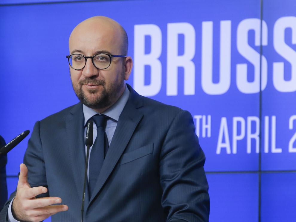 El primer ministro de Bélgica, Charles Michel.