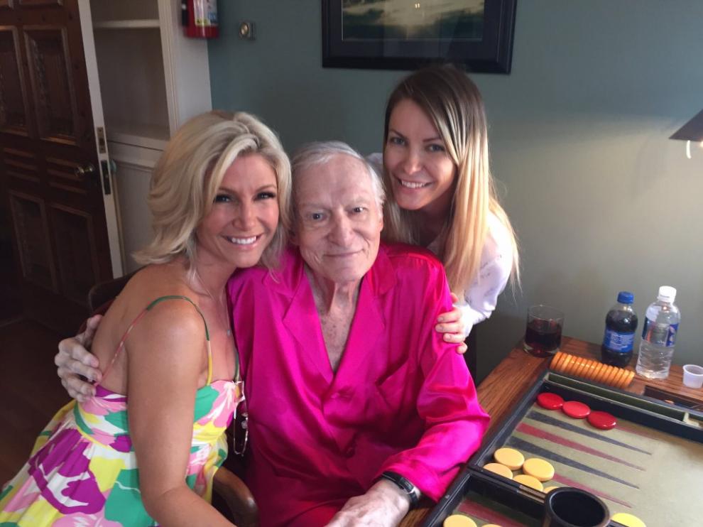 Hugh Hefner, fundador de Playboy.