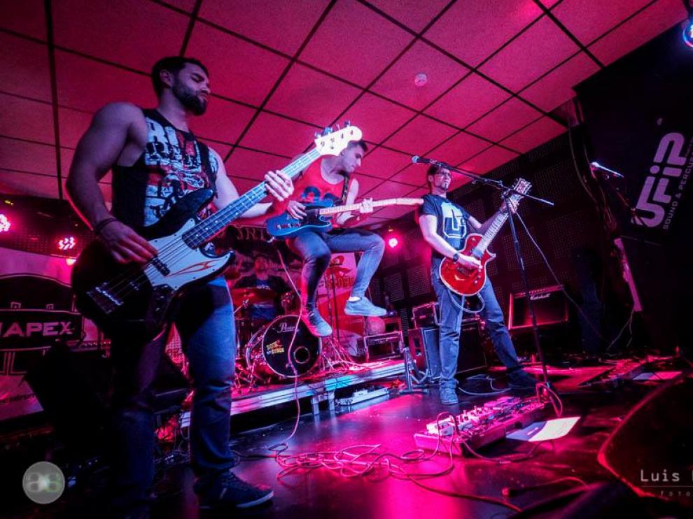 El grupo bilbilitano "Perdiendo los papeles", uno de los finalistas del concurso Pop-Rock.