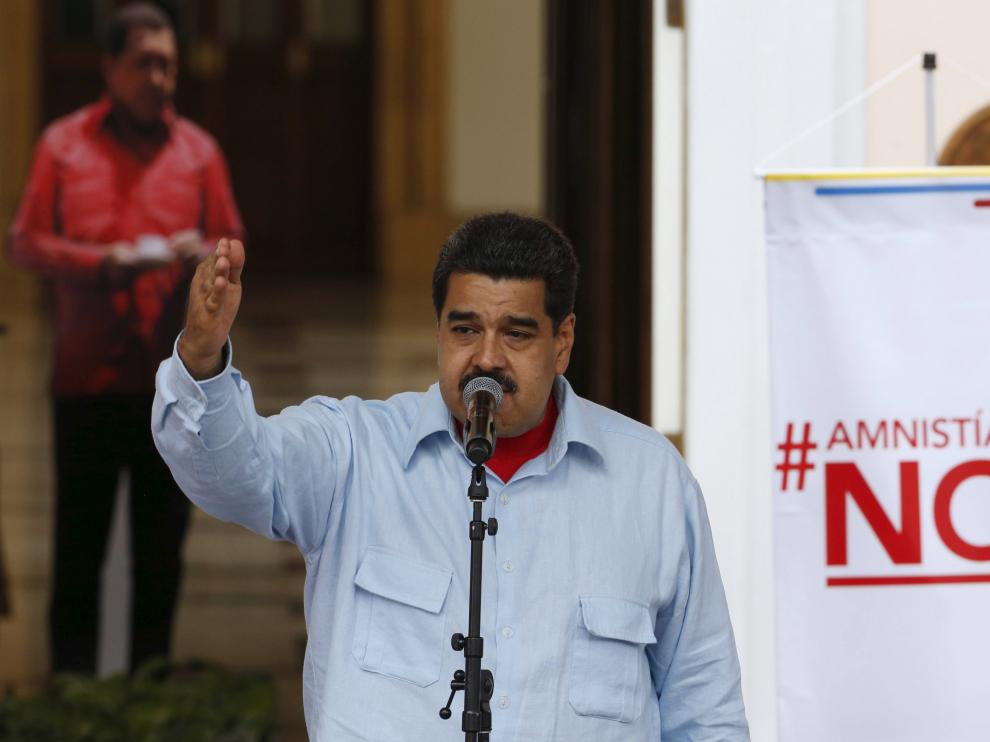 Maduro en una intervención en el Palacio de Miraflores.