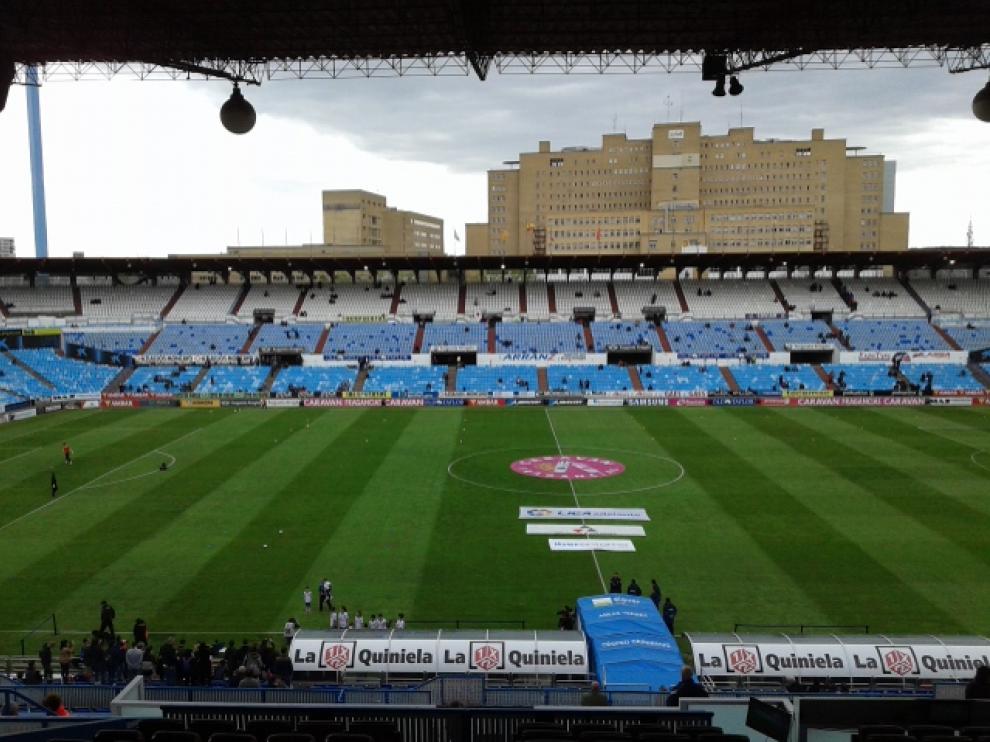 El estadio de La Romareda.