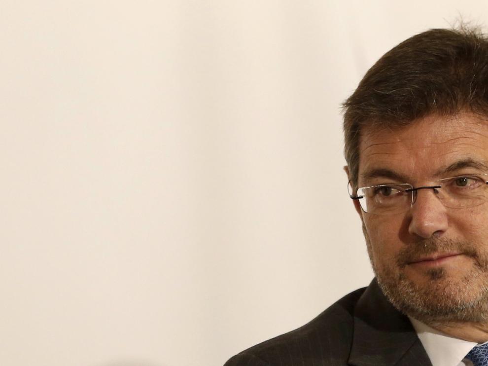 Rafael Catalá en un desayuno informativo