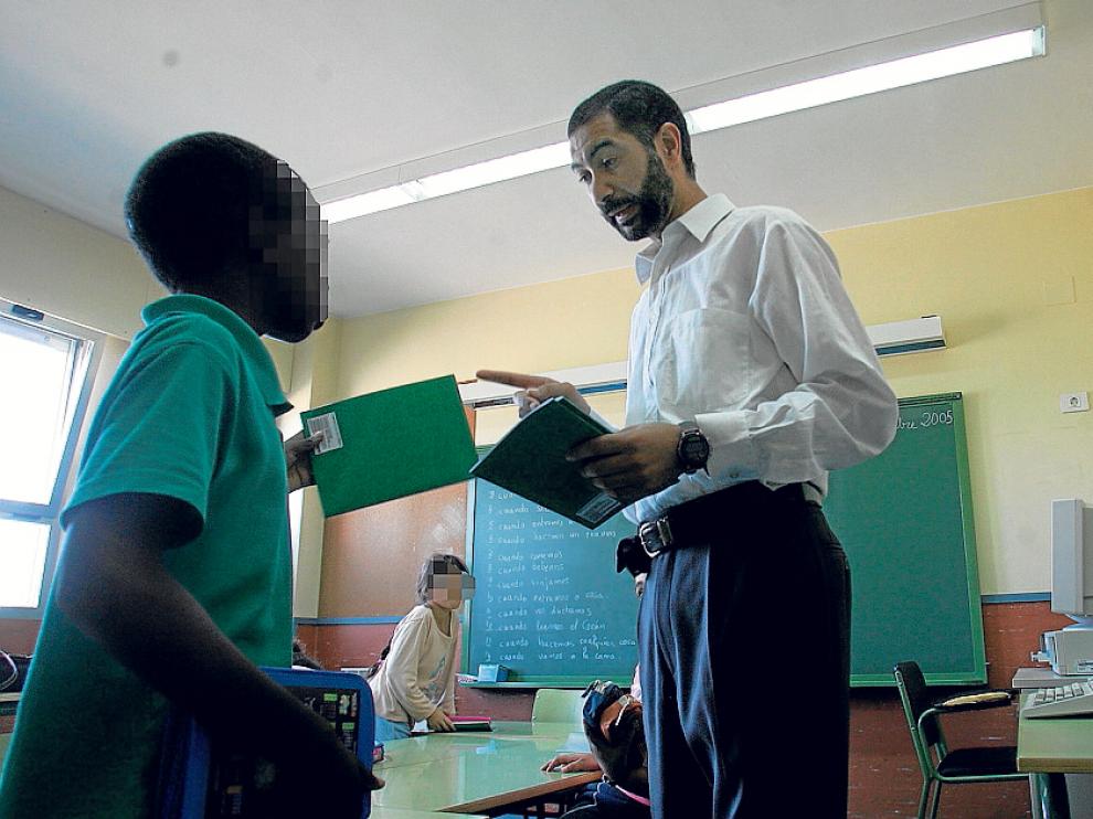 Un profesor de Religión Islámica en un centro aragonés.