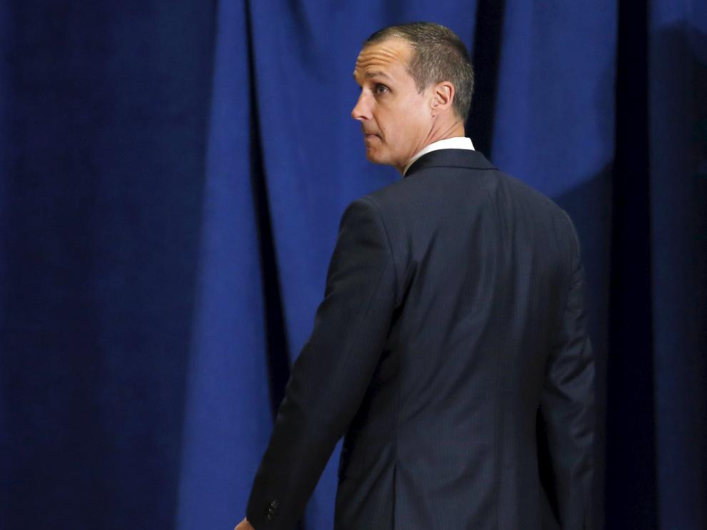 Lewandowski, jefe de campaña de Donald Trump, no será condenado por la agresión a una periodista en Florida.