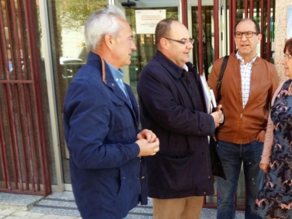 María Victoria Broto visita los servicios del IASS en Teruel