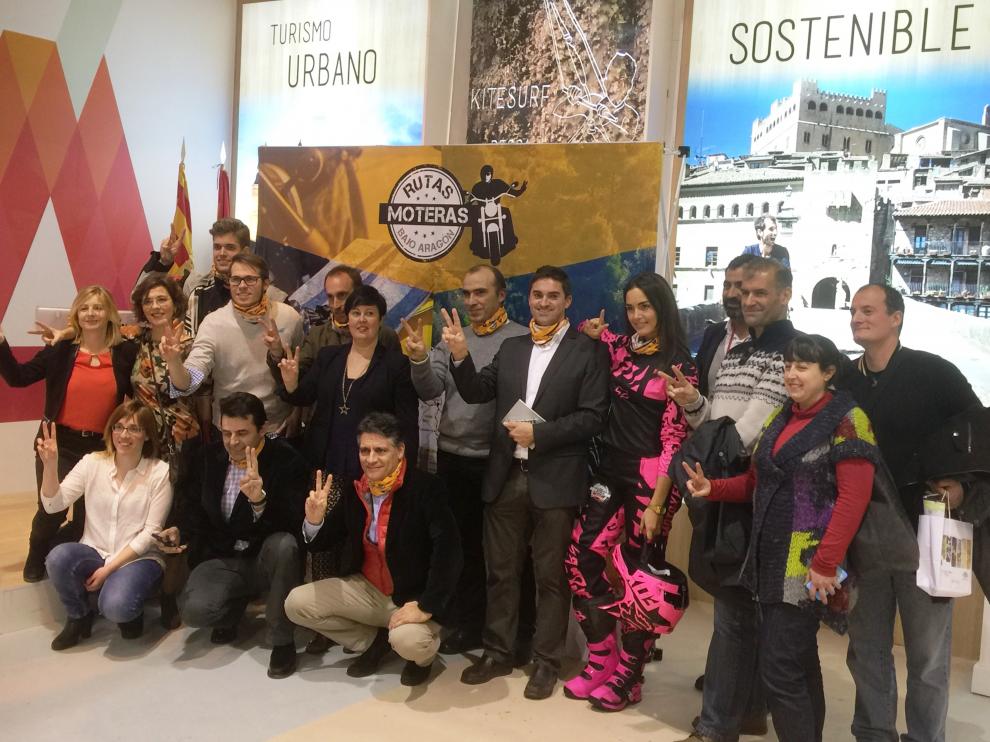 Presentación de las rutas moteras del Bajo Aragón.