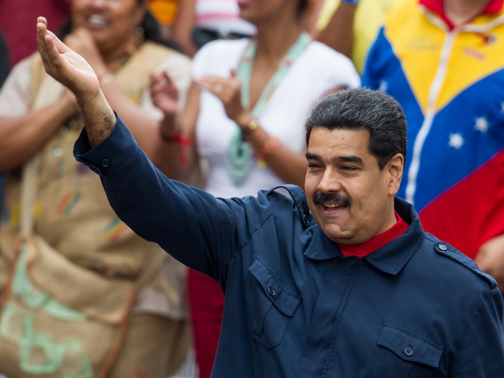 Maduro anunció las nuevas medidas en una multitudinaria manifestación