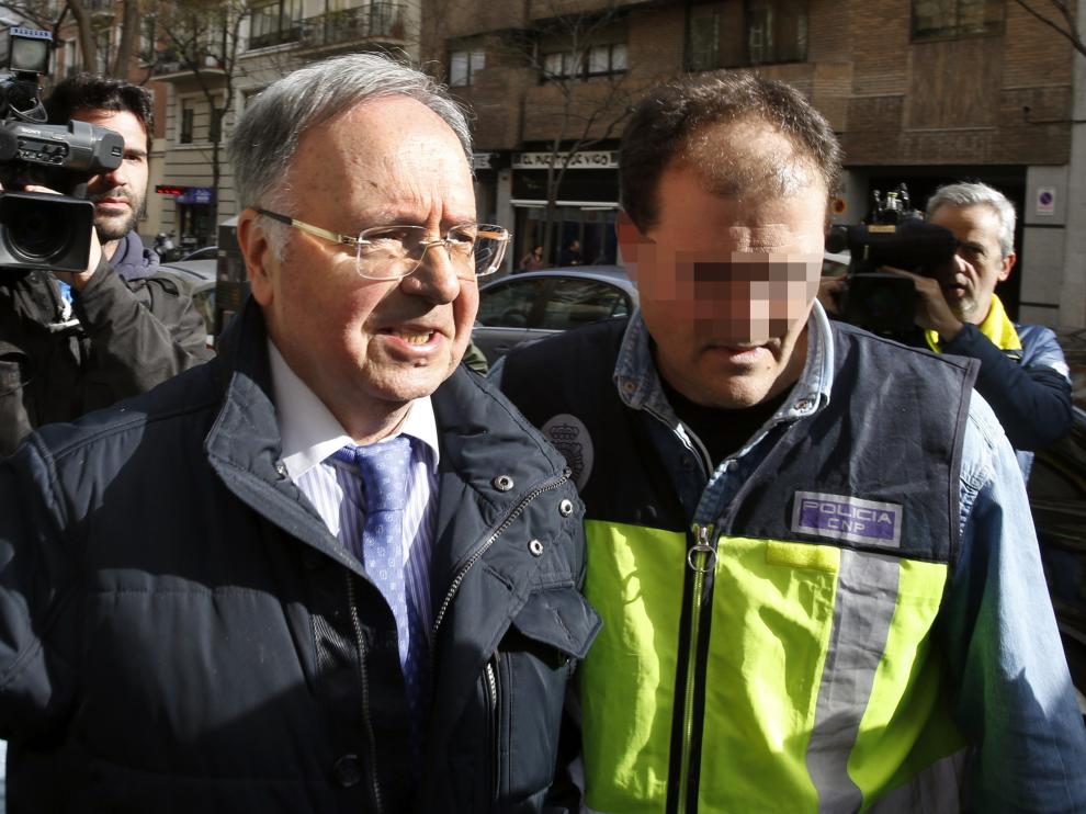 El secretario general del sindicato de funcionarios Manos Limpias, Miguel Bernard, detenido.