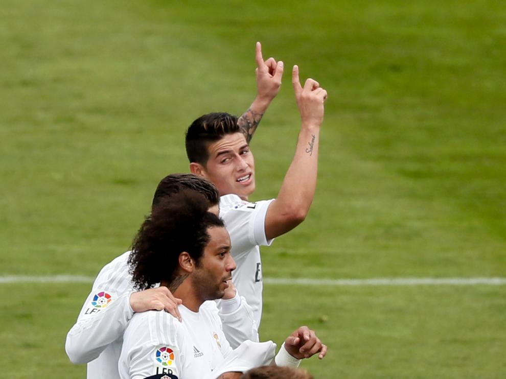 Foto de archivo de jugadores del Real Madrid