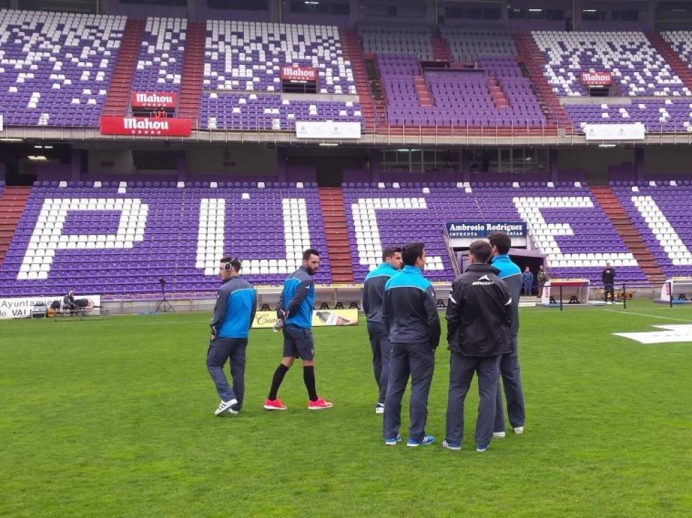 El estadio José Zorrilla ha drenado bien tras las lluvias
