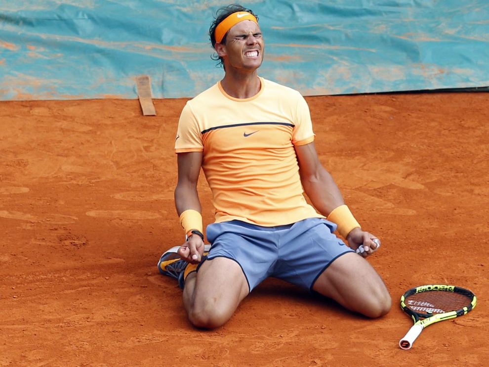 Nadal celebra su última victoria en Montecarlo