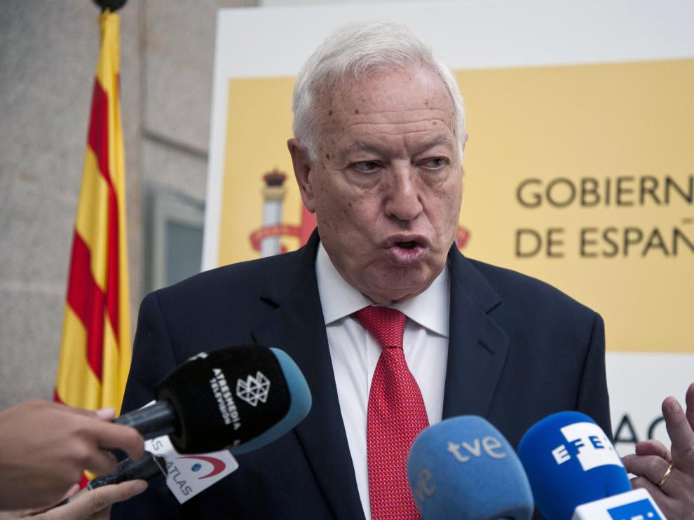 García-Margallo en sus declaraciones sobre los terremotos en Ecuador y Japón.