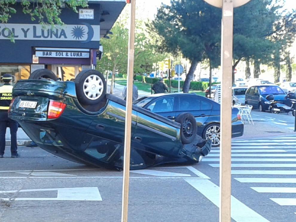 El accidente se ha producido en Vía Hispanidad con Escultor Palao.