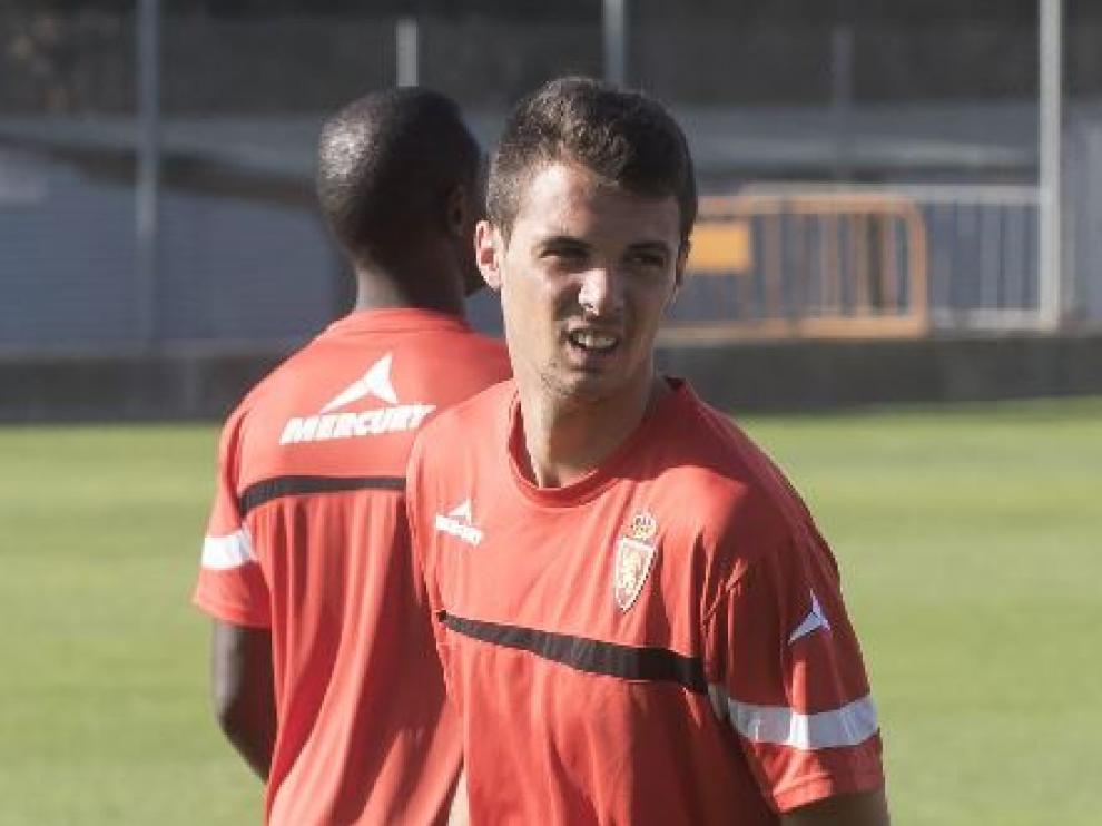 Erik Morán, en un entrenamiento reciente en la Ciudad Deportiva.