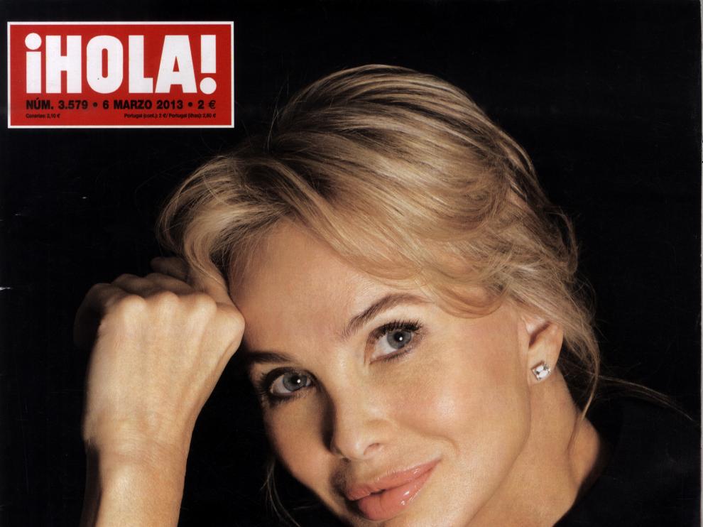 La princesa Corinna, en una portada de la revista Hola.