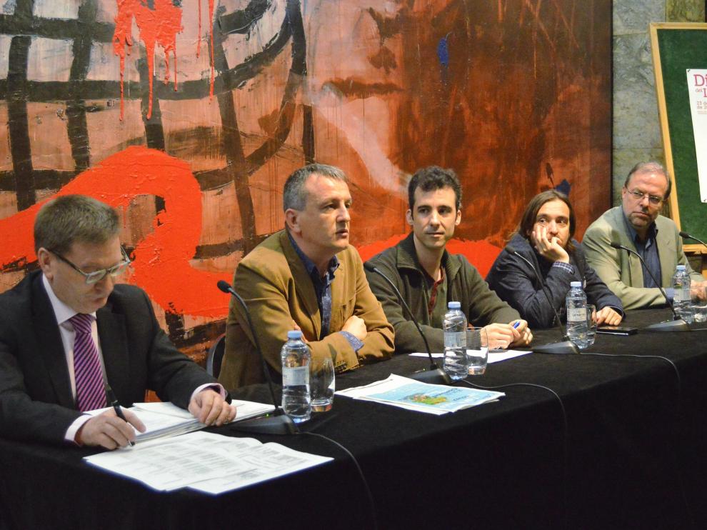 Rueda de prensa de la presentación de los actos del Día del Libro de Zaragoza