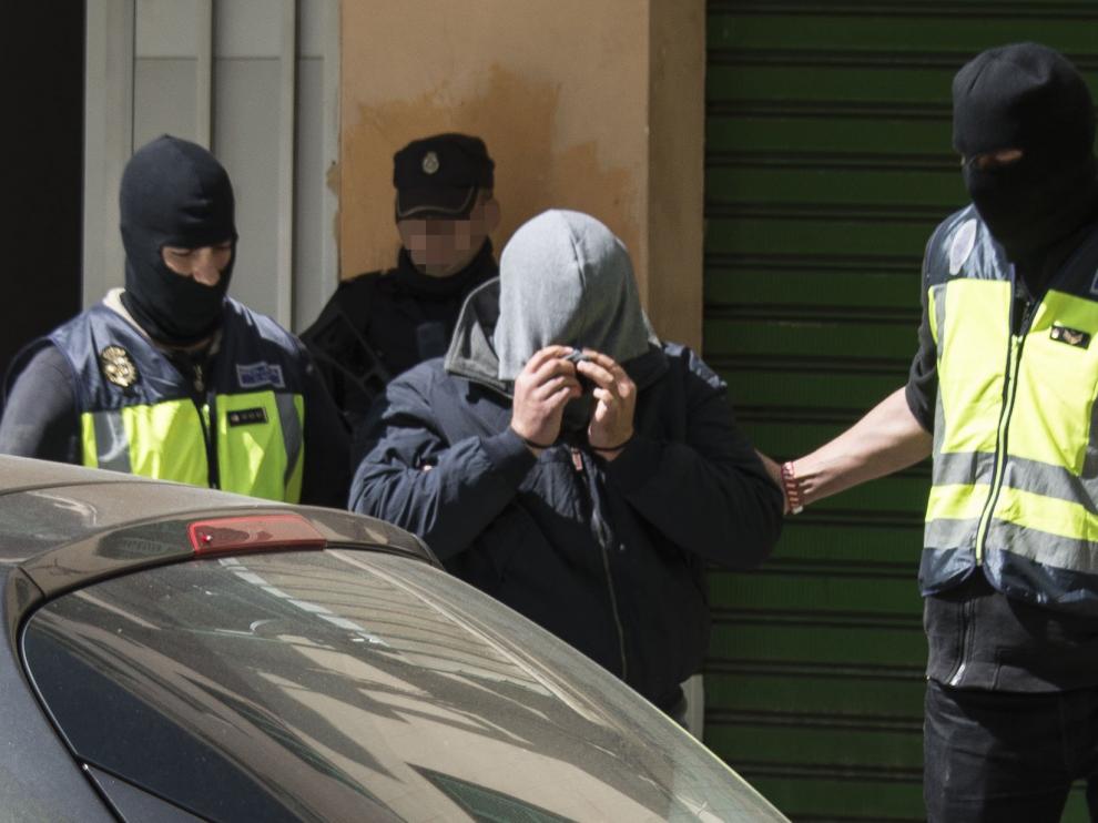 Detención del presunto yihadista en Palma.