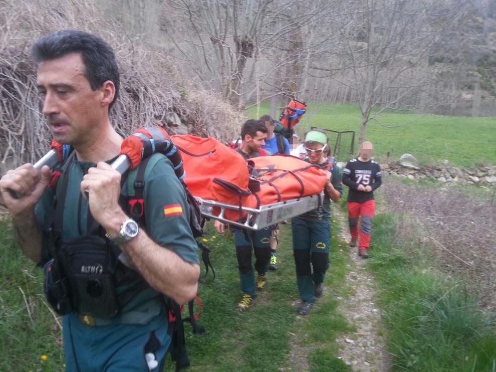 Rescate de este martes en Benasque.