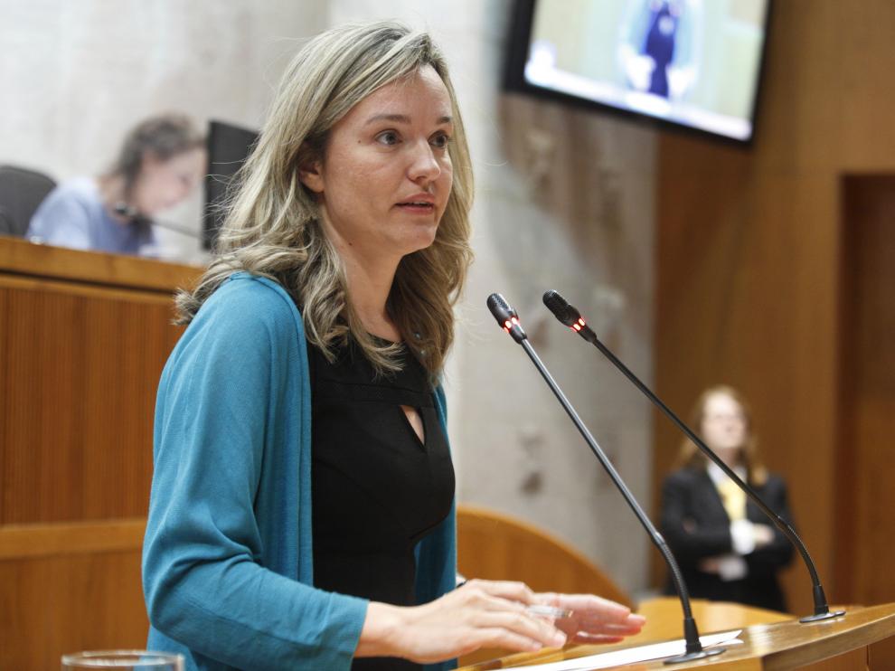La consejera de Innovación, Investigación y Universidad del Gobierno de Aragón, Pilar Alegría, en una imagen de archivo.