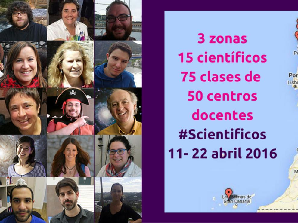 Más de mil alumnos han participado en esta primera edición española de 'Somos científicos'.