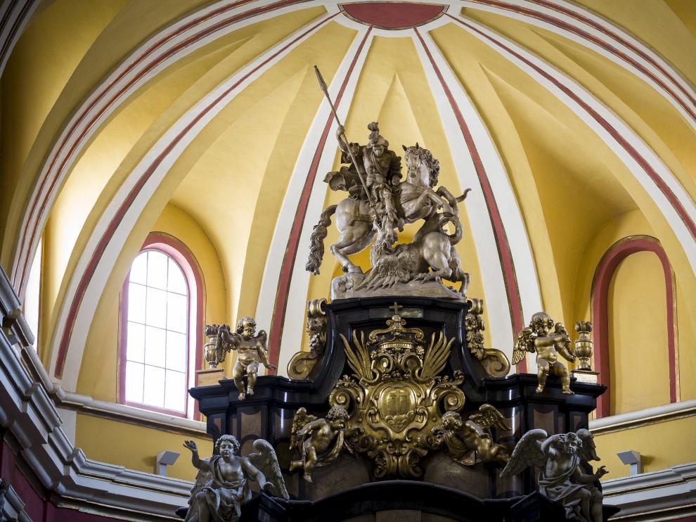San Jorge, en la iglesia de San Cayetano.