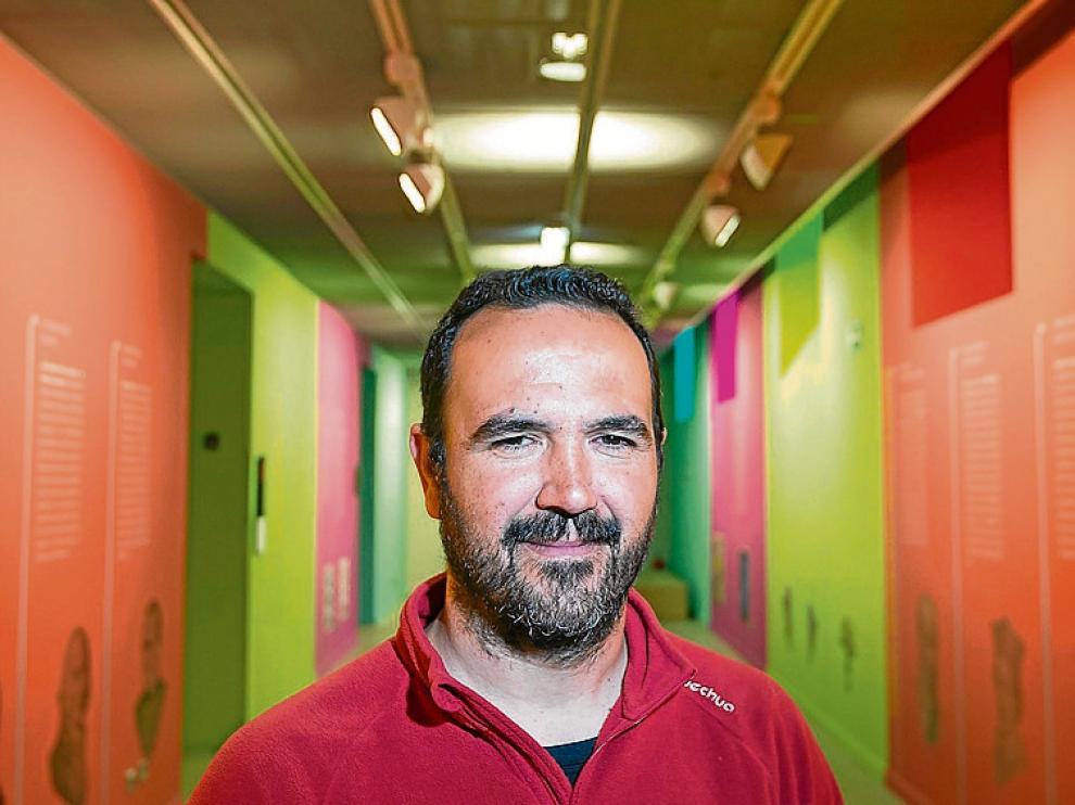 Rodríguez, en el Museo de Ciencias Naturales del Paraninfo.
