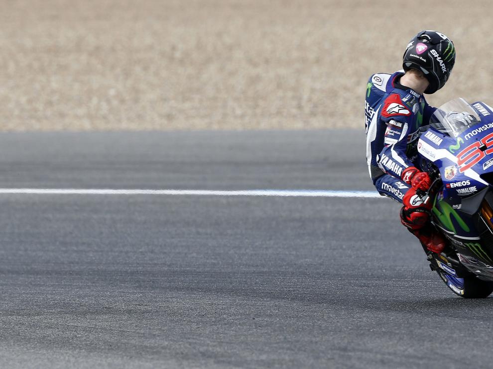 Jorge Lorenzo, en los libres de Jerez