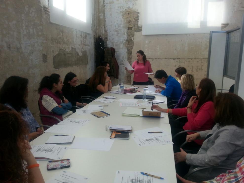 Sesión del grupo Vives Emplea Zaragoza.