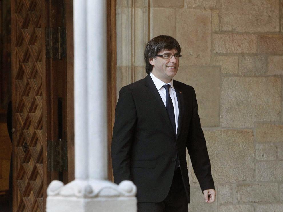 Puigdemont, el pasado 23 de abril.