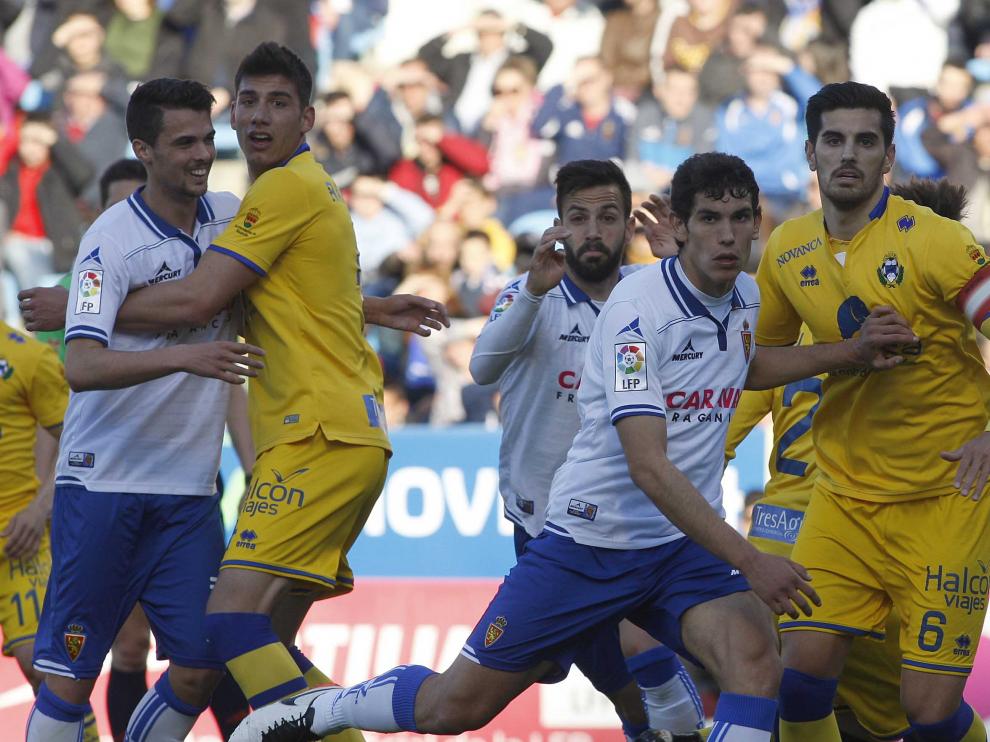 Jesús Vallejo, durante el partido contra el Alcorcón