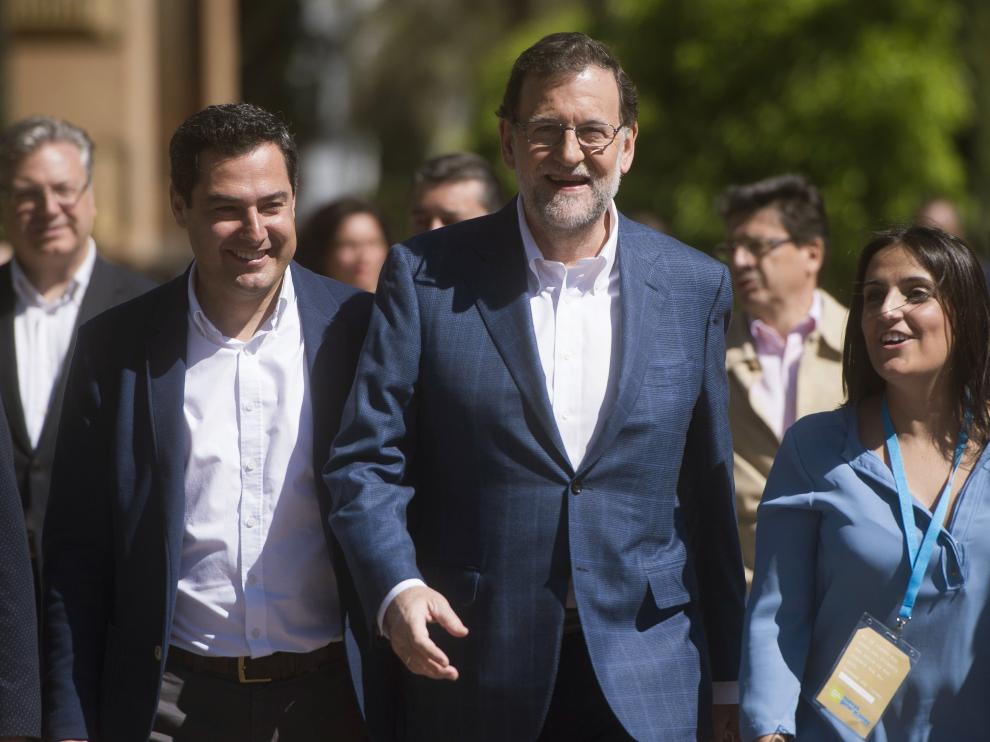 El presidente del PP y del Gobierno en funciones, Mariano Rajoy, hoy en Córdoba