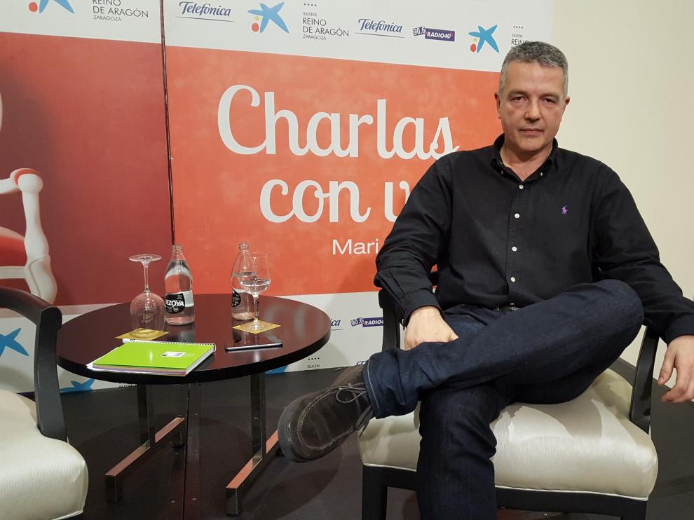 José Manuel Nieves, este lunes en Zaragoza.