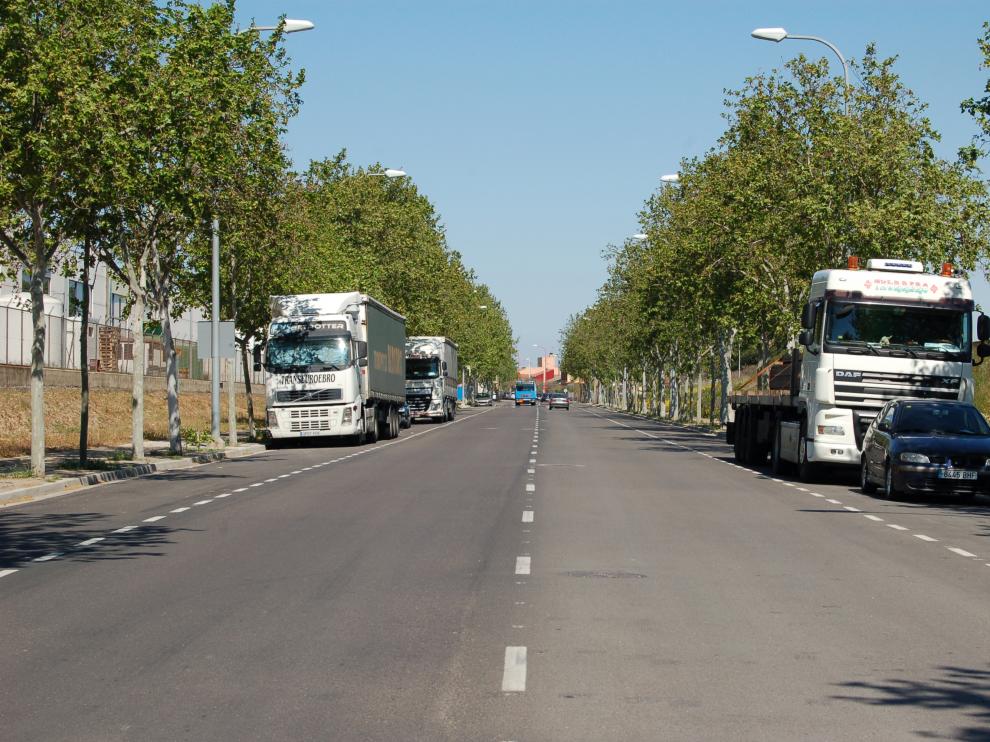 Utebo habilita un nuevo aparcamiento para sacar los camiones del casco urbano